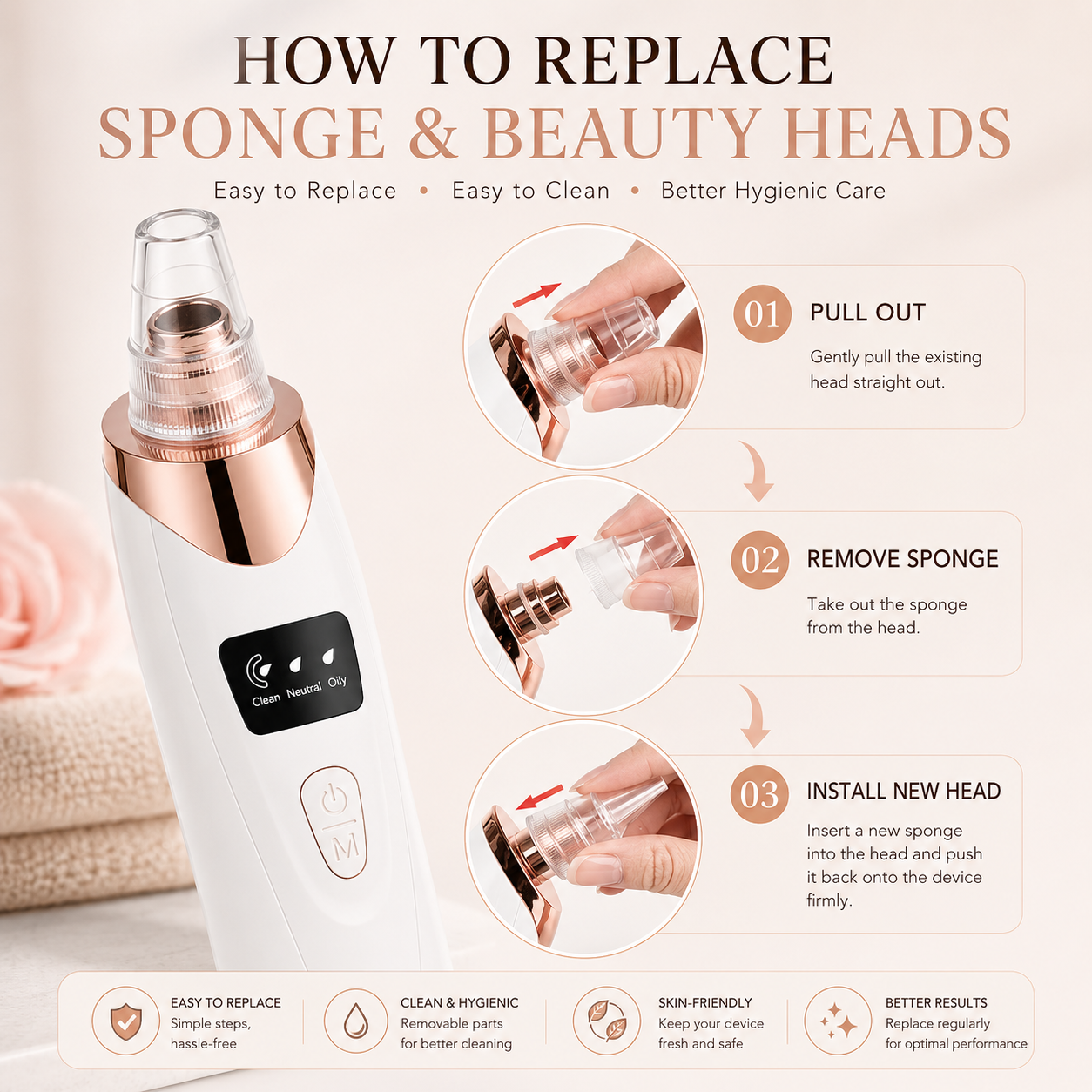 Ovani Blackhead Remover Vacuum Kit