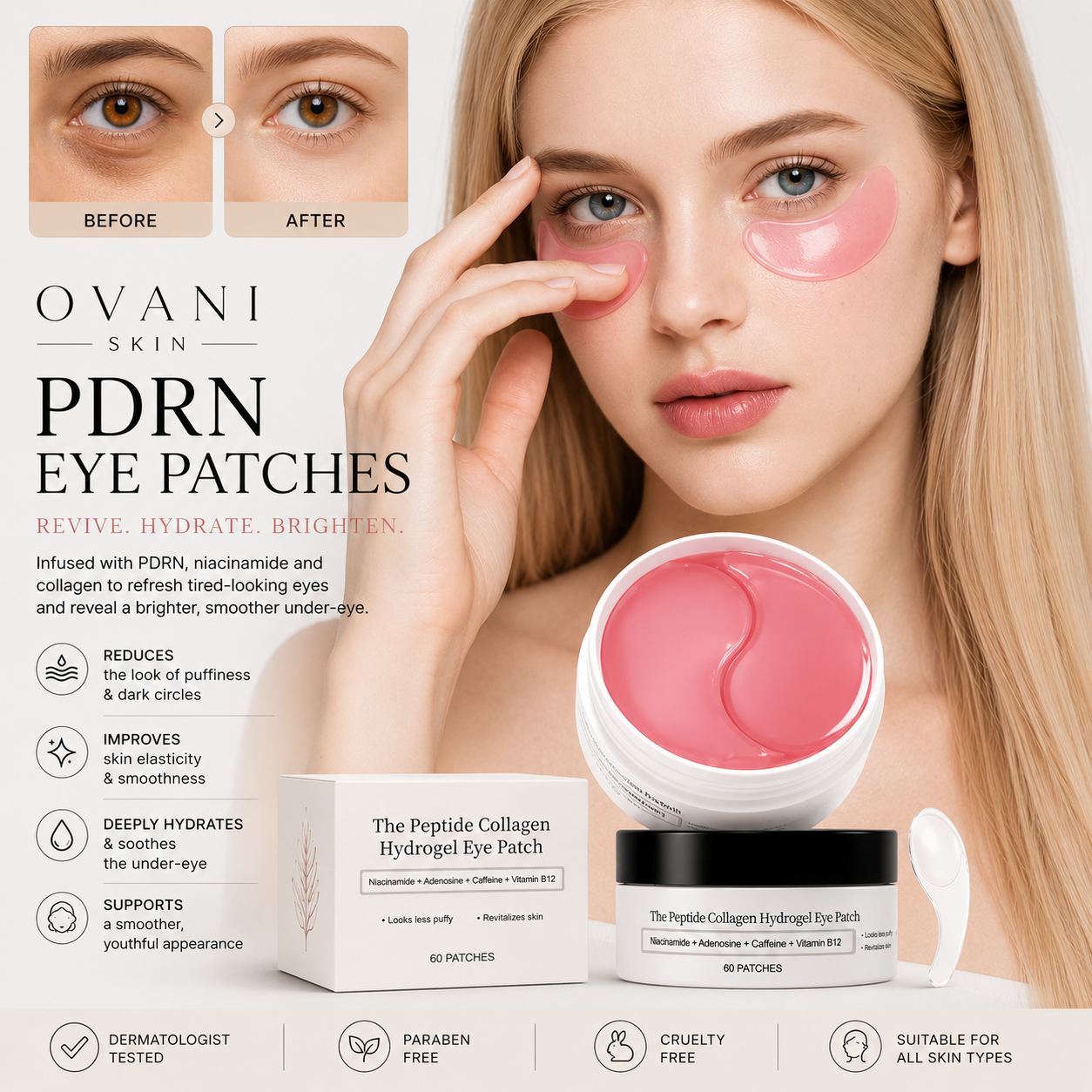 Ovani PDRN Eye Patches