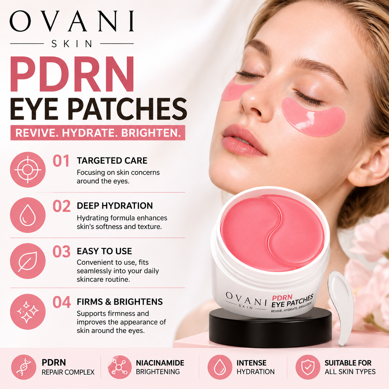 Ovani PDRN Eye Patches