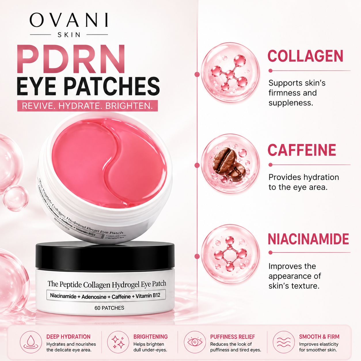 Ovani PDRN Eye Patches